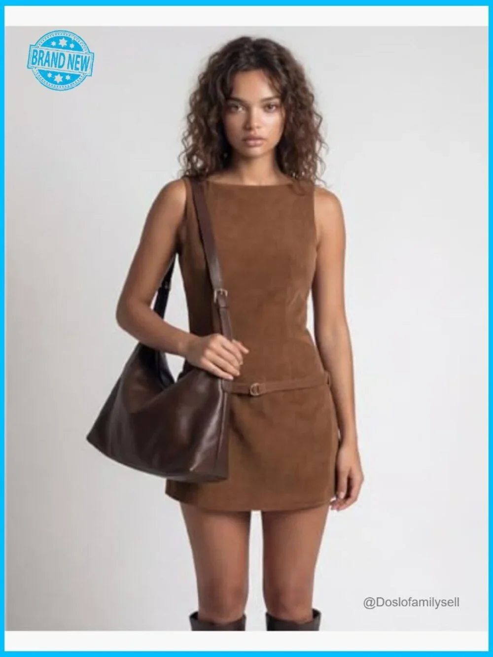 Slouchy Hobo Bag Vegan Leather Adjustable Straps Crossbody Shoulder Purse
